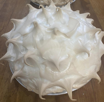 famous homemade meringue pie